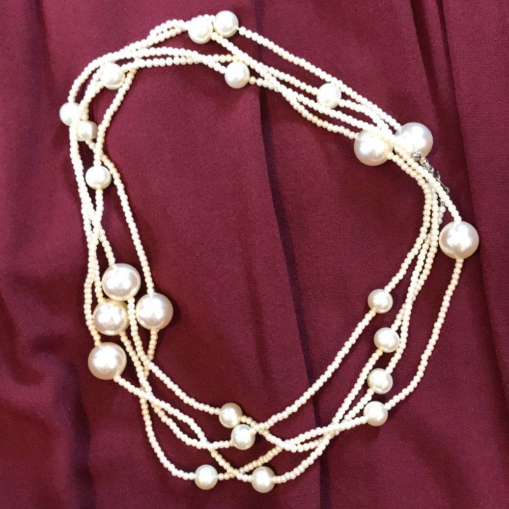 Long Pearl Necklace